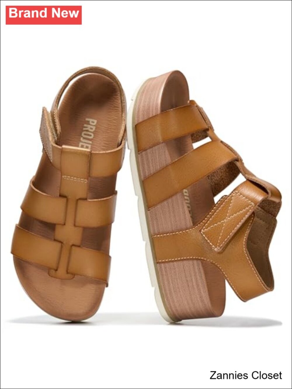 ✨ Strappy Platform Wedge Sandals Plush Insole Water Resistant Women's
